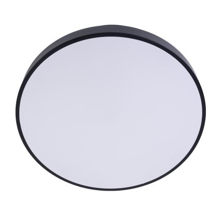 LED Prigušiva stropna svjetiljka LED/30W/230V 3000-6500K pr. 30 cm crna + daljinski upravljač