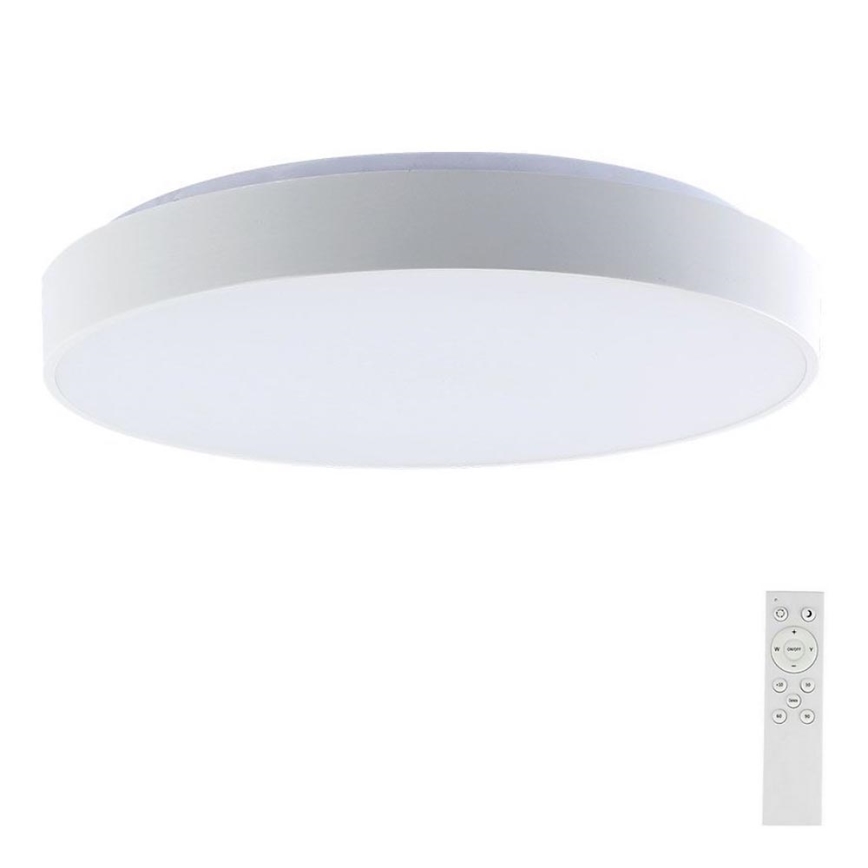 LED Prigušiva stropna svjetiljka LED/40W/230V 3000-6500K 39,5 cm bijela + daljinski upravljač