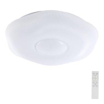 LED Prigušiva stropna svjetiljka LED/40W/230V 3000-6500K 40 cm bijela + daljinski upravljač
