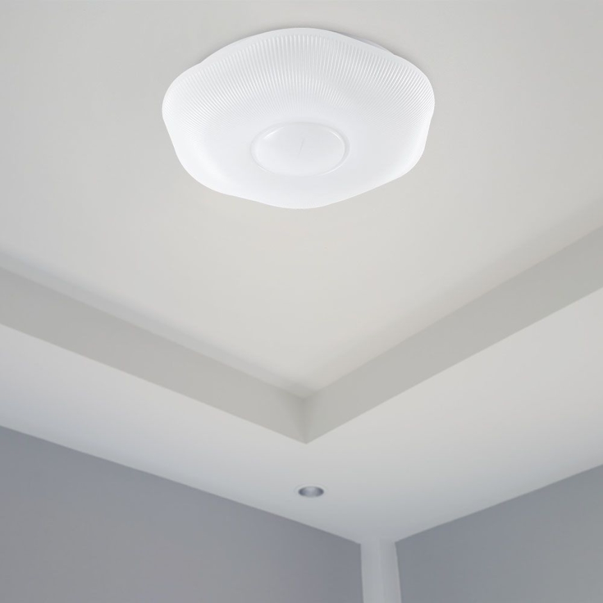 LED Prigušiva stropna svjetiljka LED/40W/230V 3000-6500K 40 cm bijela + daljinski upravljač