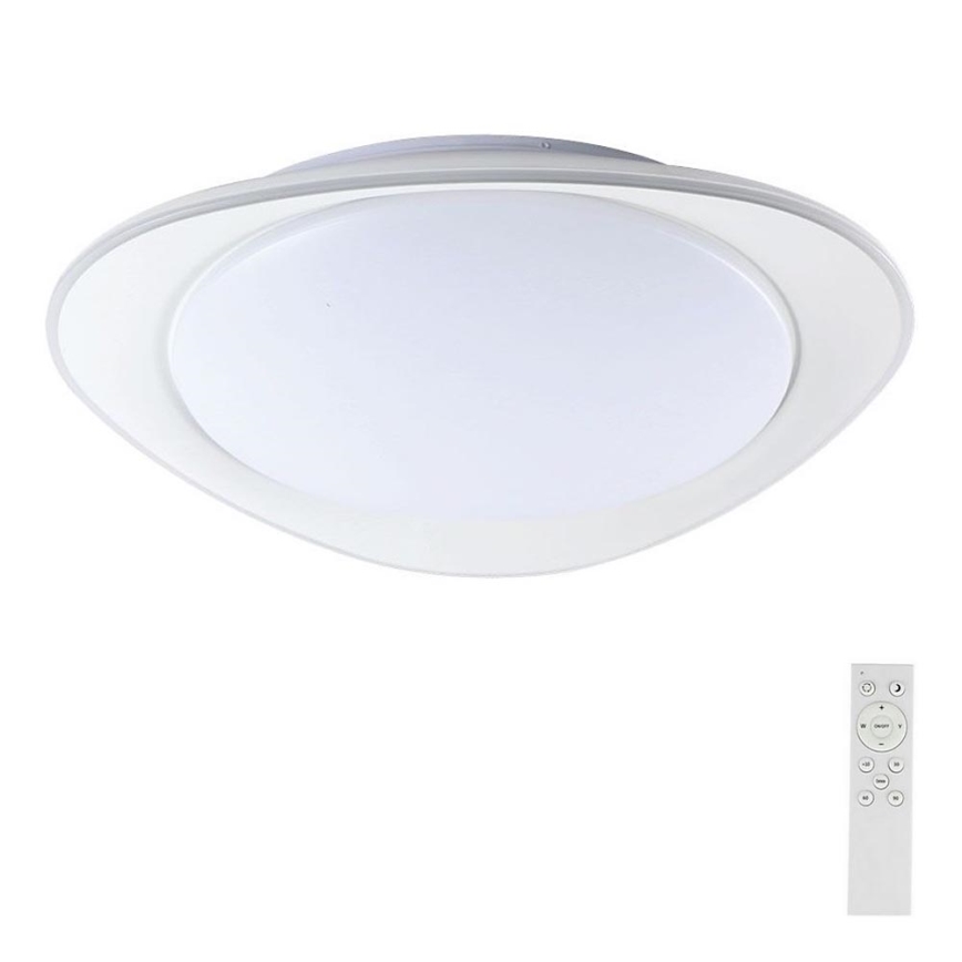 LED Prigušiva stropna svjetiljka LED/40W/230V 3000-6500K 45 cm bijela + daljinski upravljač