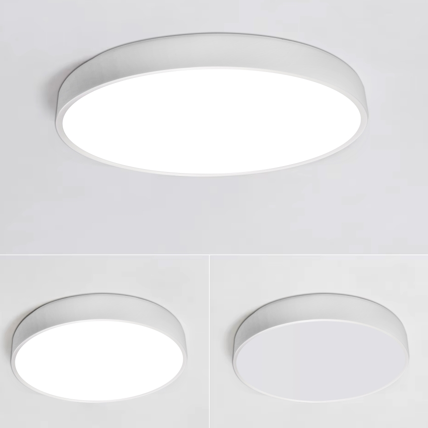 LED Prigušiva stropna svjetiljka LED/40W/230V 3000-6500K pr. 40 cm bijela + daljinski upravljač