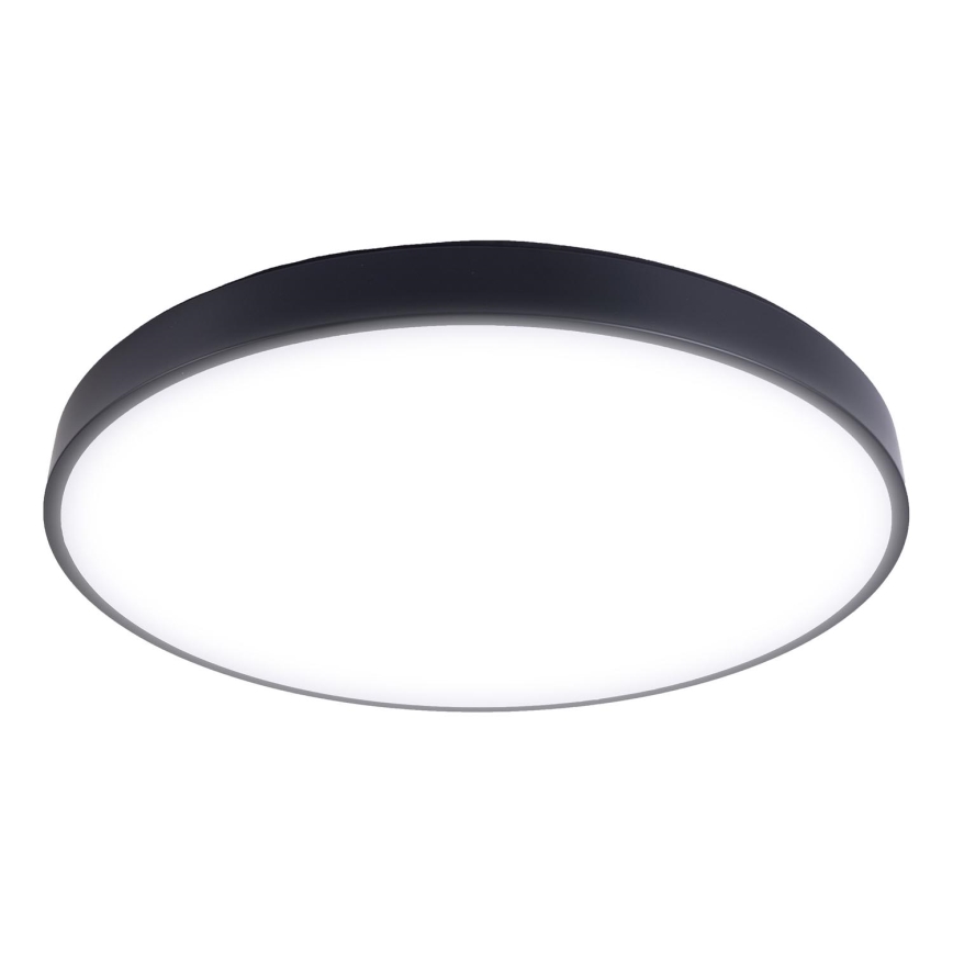 LED Prigušiva stropna svjetiljka LED/40W/230V 3000-6500K pr. 40 cm crna + daljinski upravljač