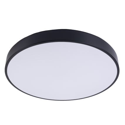 LED Prigušiva stropna svjetiljka LED/40W/230V 3000-6500K pr. 40 cm crna + daljinski upravljač