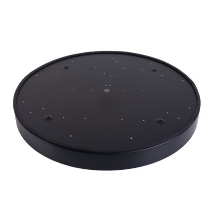 LED Prigušiva stropna svjetiljka LED/40W/230V 3000-6500K pr. 40 cm crna + daljinski upravljač