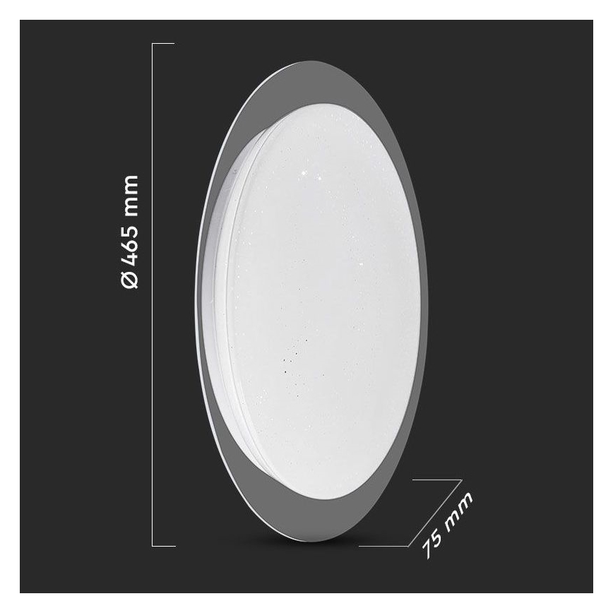 LED Prigušiva stropna svjetiljka LED/40W/230V 3000K/4000K/6500K + DU