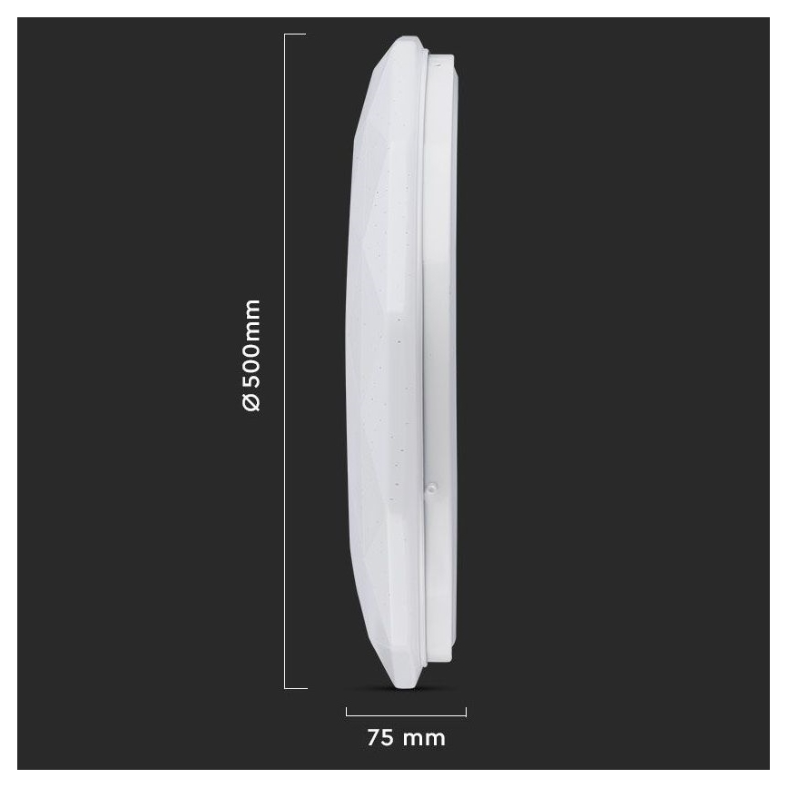 LED Prigušiva stropna svjetiljka LED/40W/230V 3000K/4000K/6500K + DU