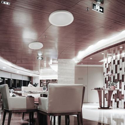 LED Prigušiva stropna svjetiljka LED/40W/230V 3000K/4000K/6500K pr. 51 cm + daljinski upravljač