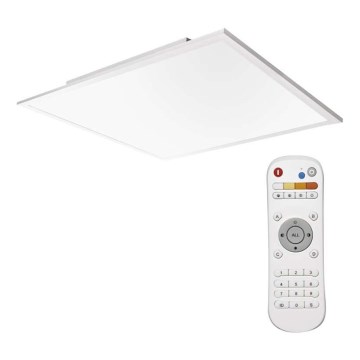 LED Prigušiva stropna svjetiljka LED/40W/230V + daljinski upravljač kvadrat 2700K-6000K