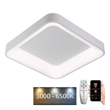LED Prigušiva stropna svjetiljka LED/45W/230V 3000-6500K bijela + daljinski upravljač