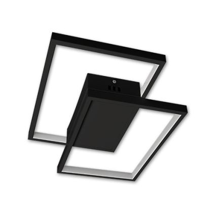 LED Prigušiva stropna svjetiljka LED/45W/230V 3000-6500K crna + daljinski upravljač
