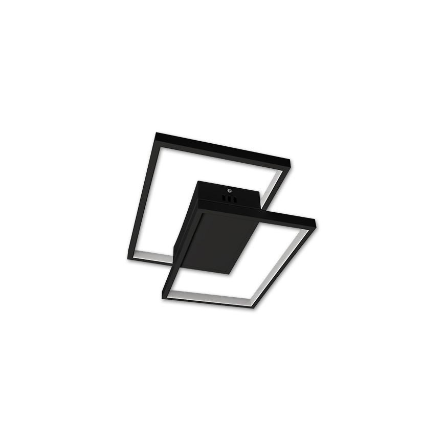 LED Prigušiva stropna svjetiljka LED/45W/230V 3000-6500K crna + daljinski upravljač