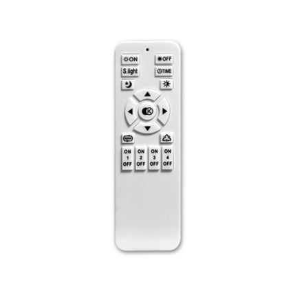 LED Prigušiva stropna svjetiljka LED/45W/230V 3000-6500K crna + daljinski upravljač