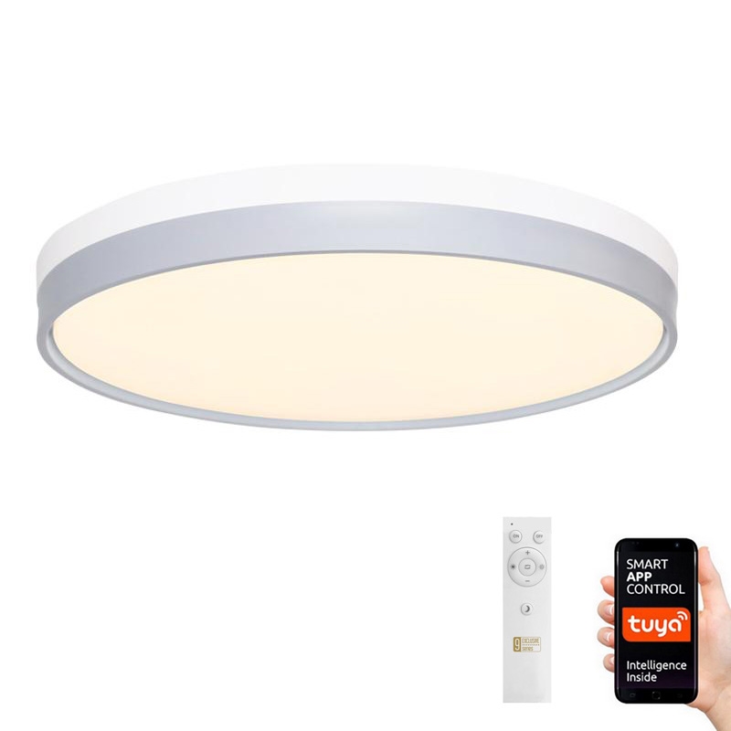 LED Prigušiva stropna svjetiljka LED/48W/230V 2700-6500K Wi-Fi Tuya + daljinski upravljač