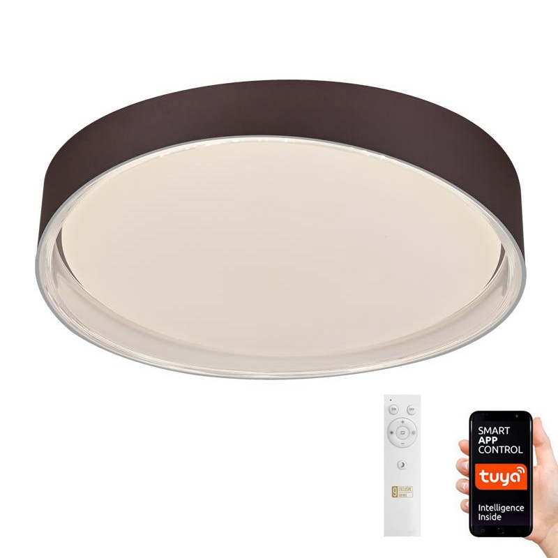 LED Prigušiva stropna svjetiljka LED/48W/230V 2700-6500K Wi-Fi Tuya + daljinski upravljač