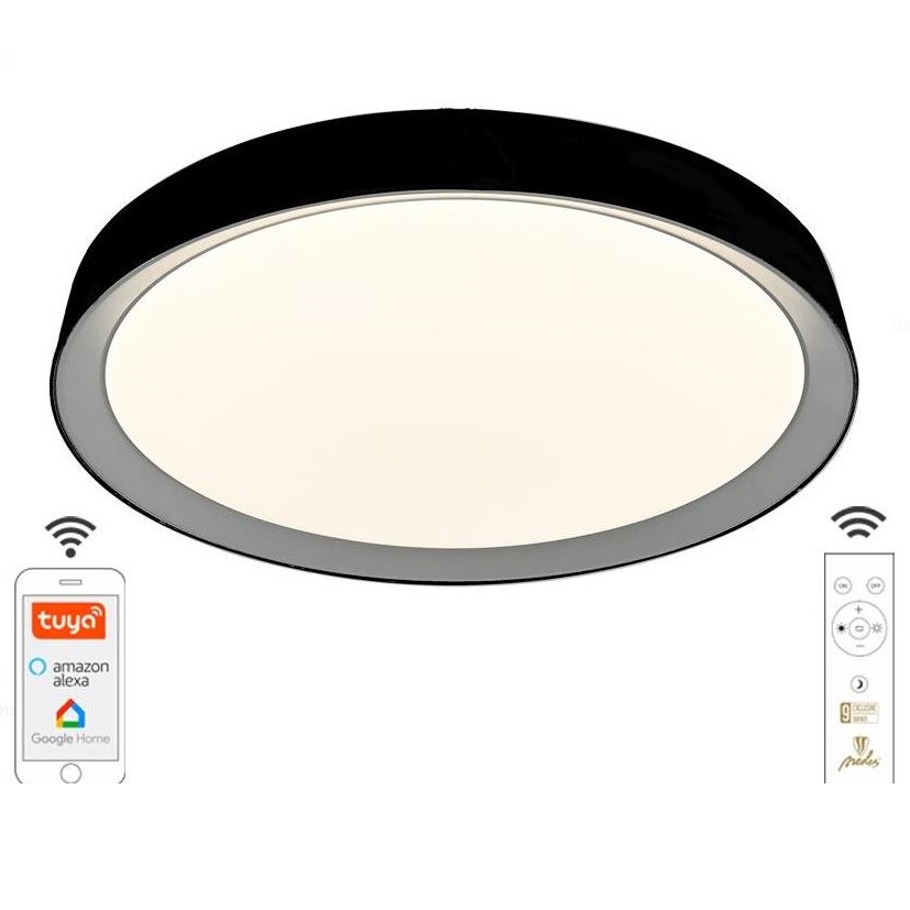 LED Prigušiva stropna svjetiljka LED/48W/230V 2700-6500K Wi-Fi Tuya + daljinski upravljač