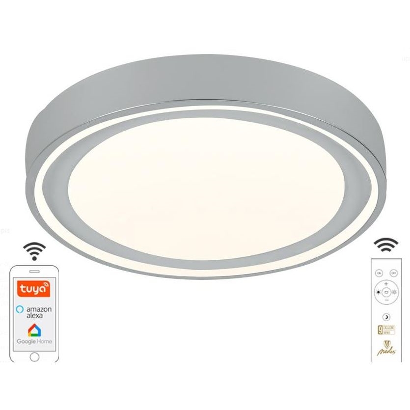 LED Prigušiva stropna svjetiljka LED/48W/230V 2700-6500K Wi-Fi Tuya + daljinski upravljač