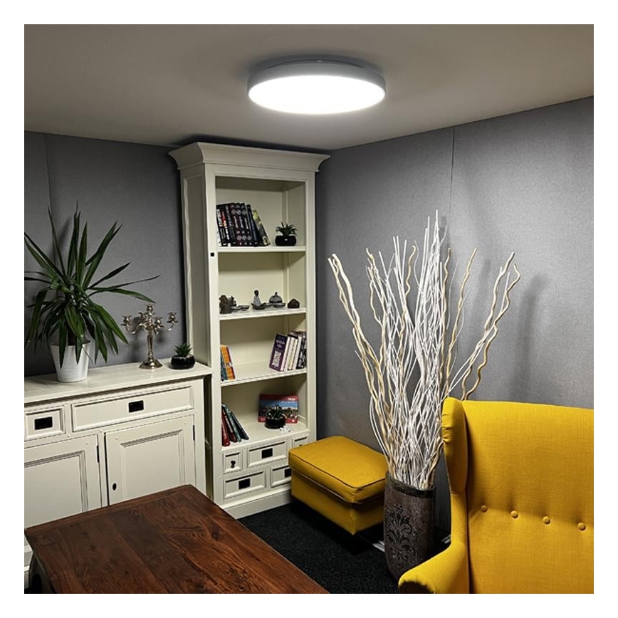 LED Prigušiva stropna svjetiljka LED/48W/230V 2700-6500K Wi-Fi Tuya + daljinski upravljač