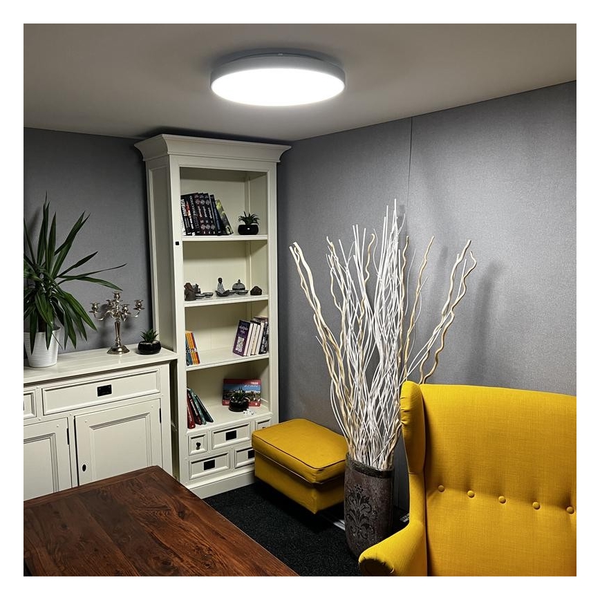 LED Prigušiva stropna svjetiljka LED/48W/230V 2700-6500K Wi-Fi Tuya + daljinski upravljač