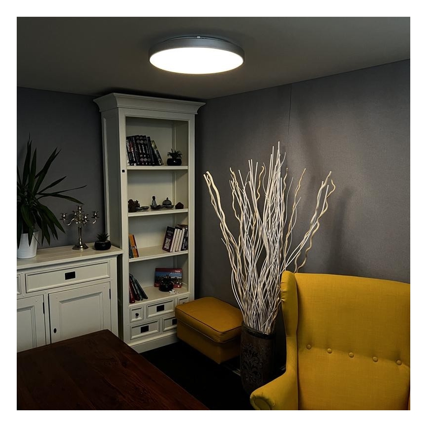 LED Prigušiva stropna svjetiljka LED/48W/230V 2700-6500K Wi-Fi Tuya + daljinski upravljač