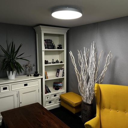 LED Prigušiva stropna svjetiljka LED/48W/230V 2700-6500K Wi-Fi Tuya + daljinski upravljač