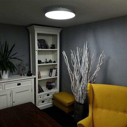 LED Prigušiva stropna svjetiljka LED/48W/230V 2700-6500K Wi-Fi Tuya + daljinski upravljač