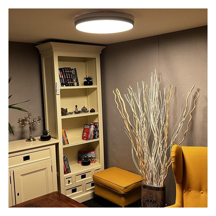 LED Prigušiva stropna svjetiljka LED/48W/230V 2700-6500K Wi-Fi Tuya + daljinski upravljač