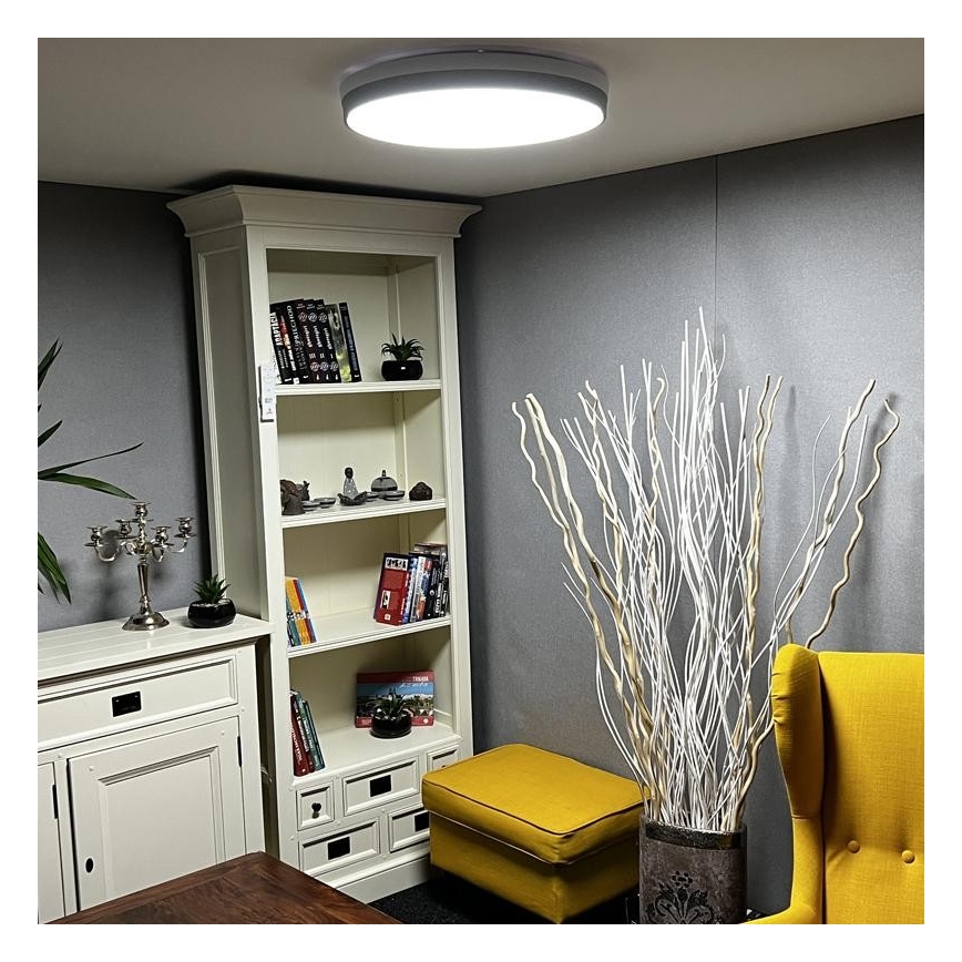 LED Prigušiva stropna svjetiljka LED/48W/230V 2700-6500K Wi-Fi Tuya + daljinski upravljač