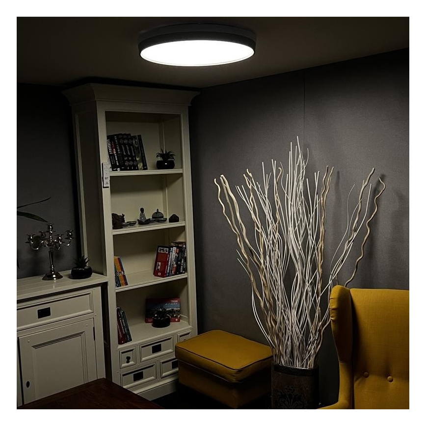 LED Prigušiva stropna svjetiljka LED/48W/230V 2700-6500K Wi-Fi Tuya + daljinski upravljač