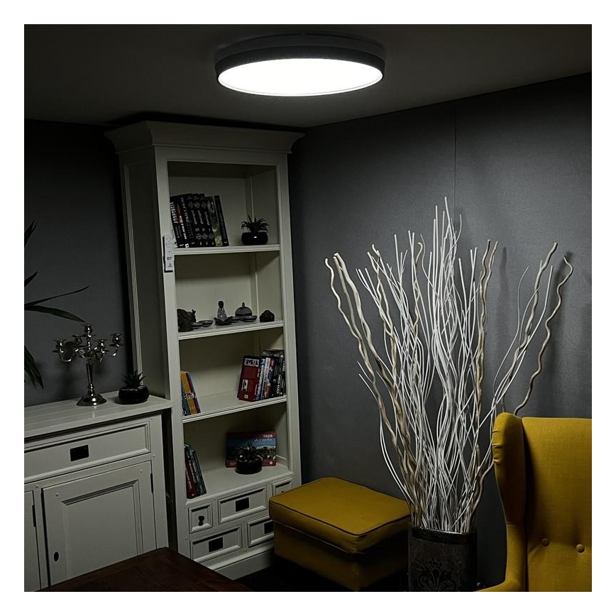 LED Prigušiva stropna svjetiljka LED/48W/230V 2700-6500K Wi-Fi Tuya + daljinski upravljač