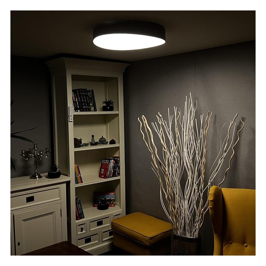 LED Prigušiva stropna svjetiljka LED/48W/230V 2700-6500K Wi-Fi Tuya + daljinski upravljač
