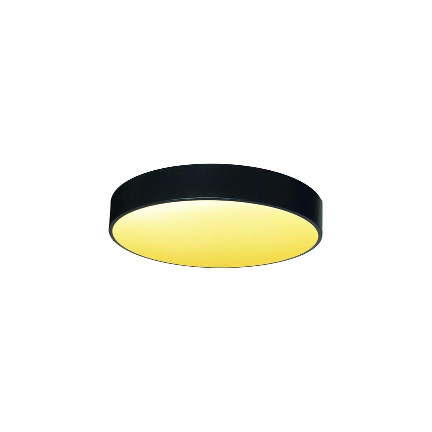 LED Prigušiva stropna svjetiljka LED/50W/230V 3000-6500K crna + daljinski upravljač