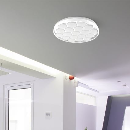 LED Prigušiva stropna svjetiljka LED/60W/230V 3000/4000/6500K + daljinski upravljač