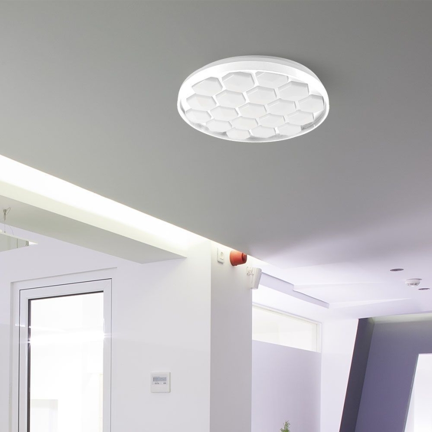 LED Prigušiva stropna svjetiljka LED/60W/230V 3000/4000/6500K + daljinski upravljač