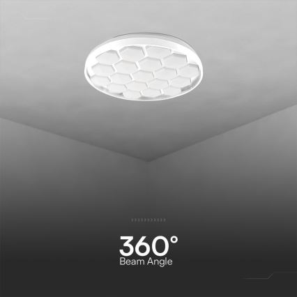 LED Prigušiva stropna svjetiljka LED/60W/230V 3000/4000/6500K + daljinski upravljač