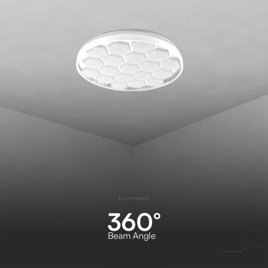LED Prigušiva stropna svjetiljka LED/60W/230V 3000/4000/6500K + daljinski upravljač
