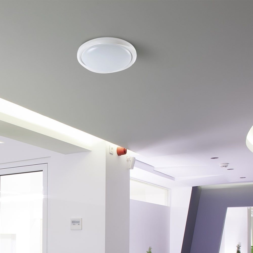 LED Prigušiva stropna svjetiljka LED/60W/230V 3000-6500K 49,2 cm bijela + daljinski upravljač