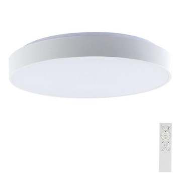 LED Prigušiva stropna svjetiljka LED/60W/230V 3000-6500K 49,5 cm bijela + daljinski upravljač