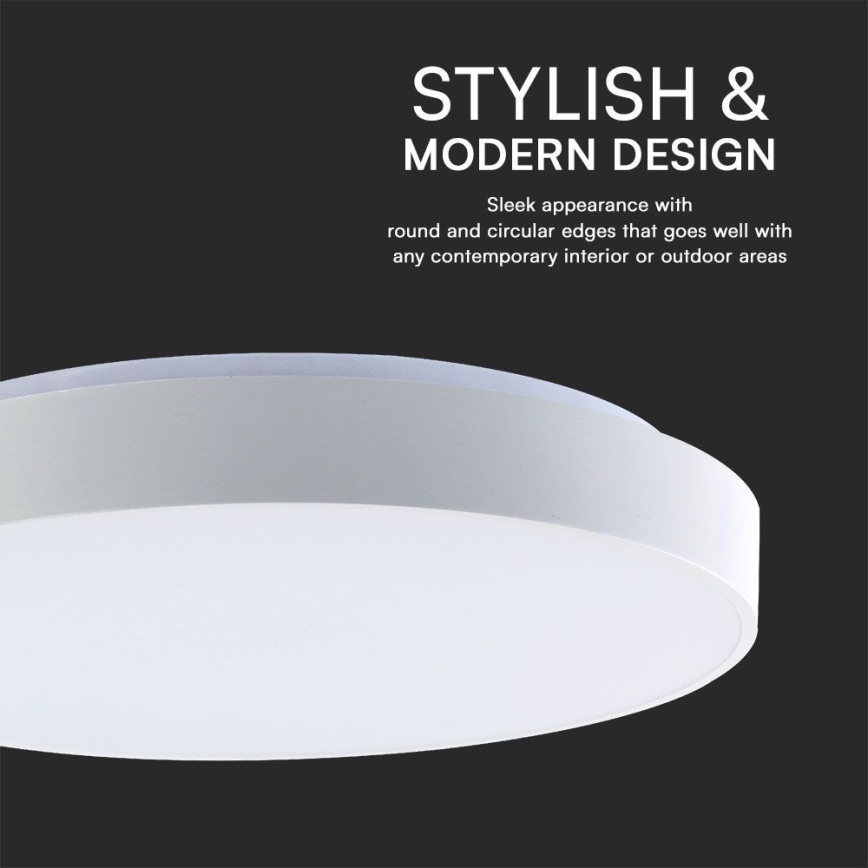 LED Prigušiva stropna svjetiljka LED/60W/230V 3000-6500K 49,5 cm bijela + daljinski upravljač