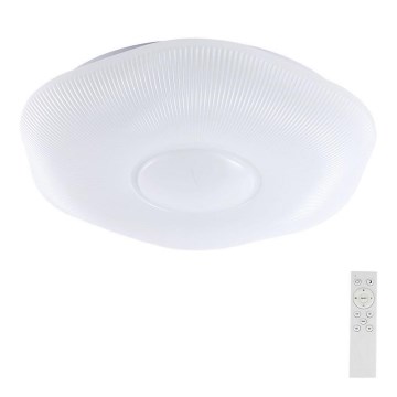 LED Prigušiva stropna svjetiljka LED/60W/230V 3000-6500K 50 cm bijela + daljinski upravljač