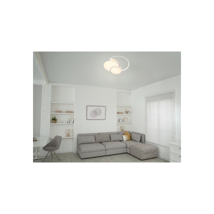 LED Prigušiva stropna svjetiljka LED/60W/230V 3000-6500K bijela + daljinski upravljač