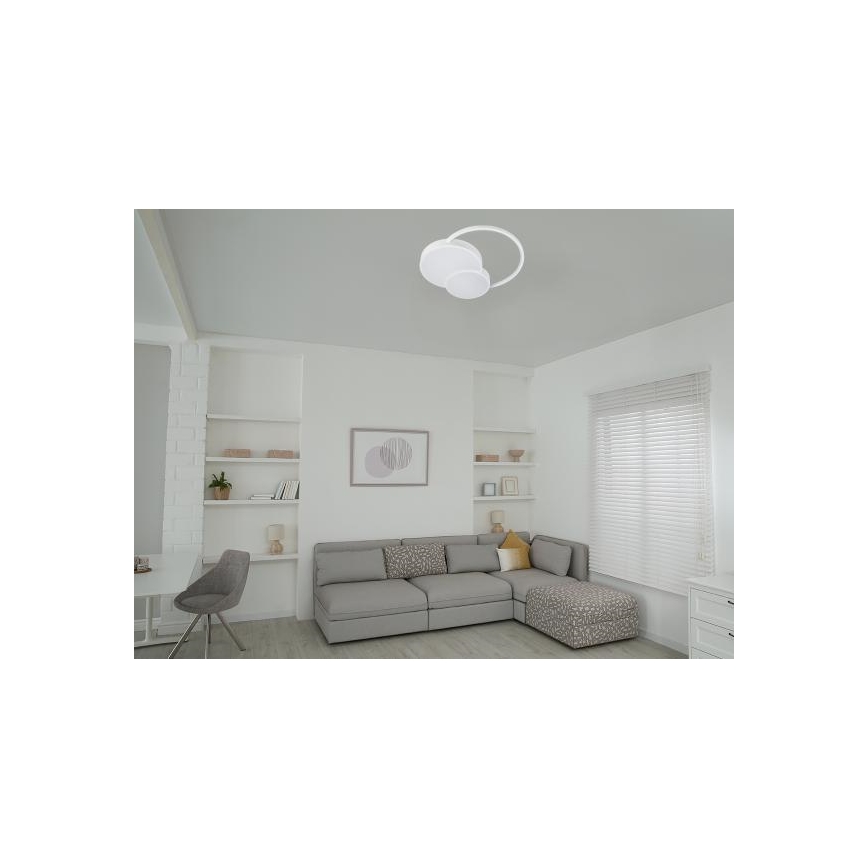 LED Prigušiva stropna svjetiljka LED/60W/230V 3000-6500K bijela + daljinski upravljač