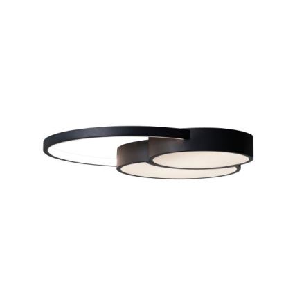 LED Prigušiva stropna svjetiljka LED/60W/230V 3000-6500K crna + daljinski upravljač