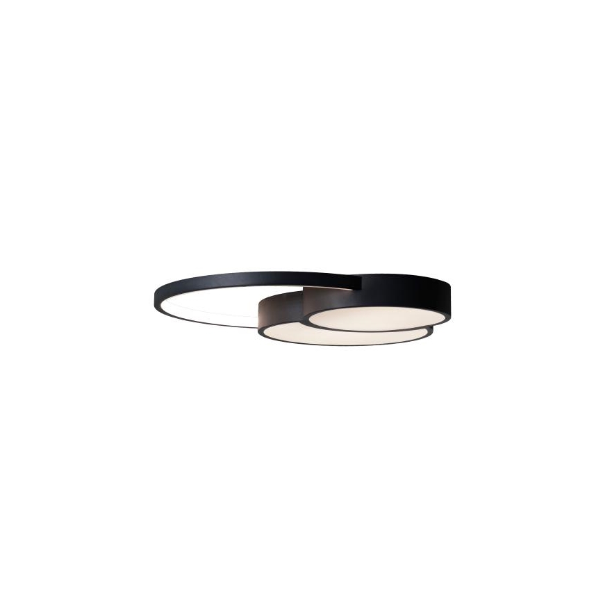 LED Prigušiva stropna svjetiljka LED/60W/230V 3000-6500K crna + daljinski upravljač