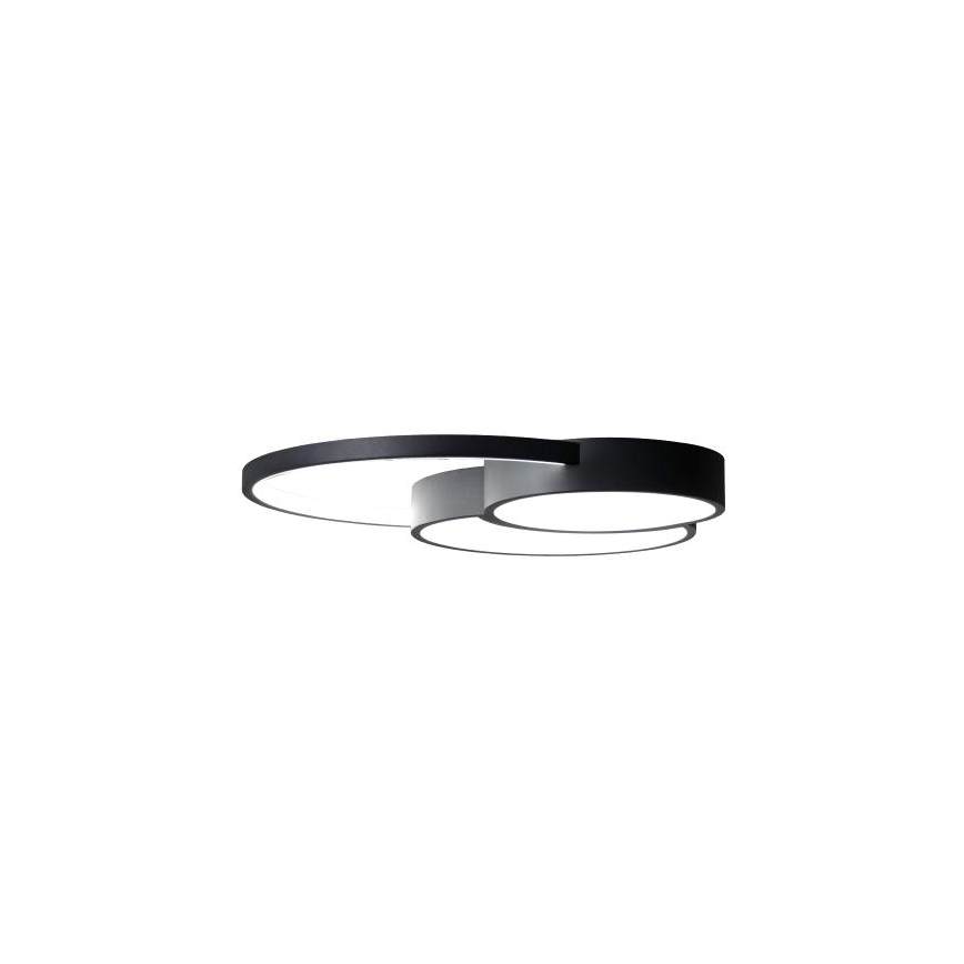 LED Prigušiva stropna svjetiljka LED/60W/230V 3000-6500K crna + daljinski upravljač