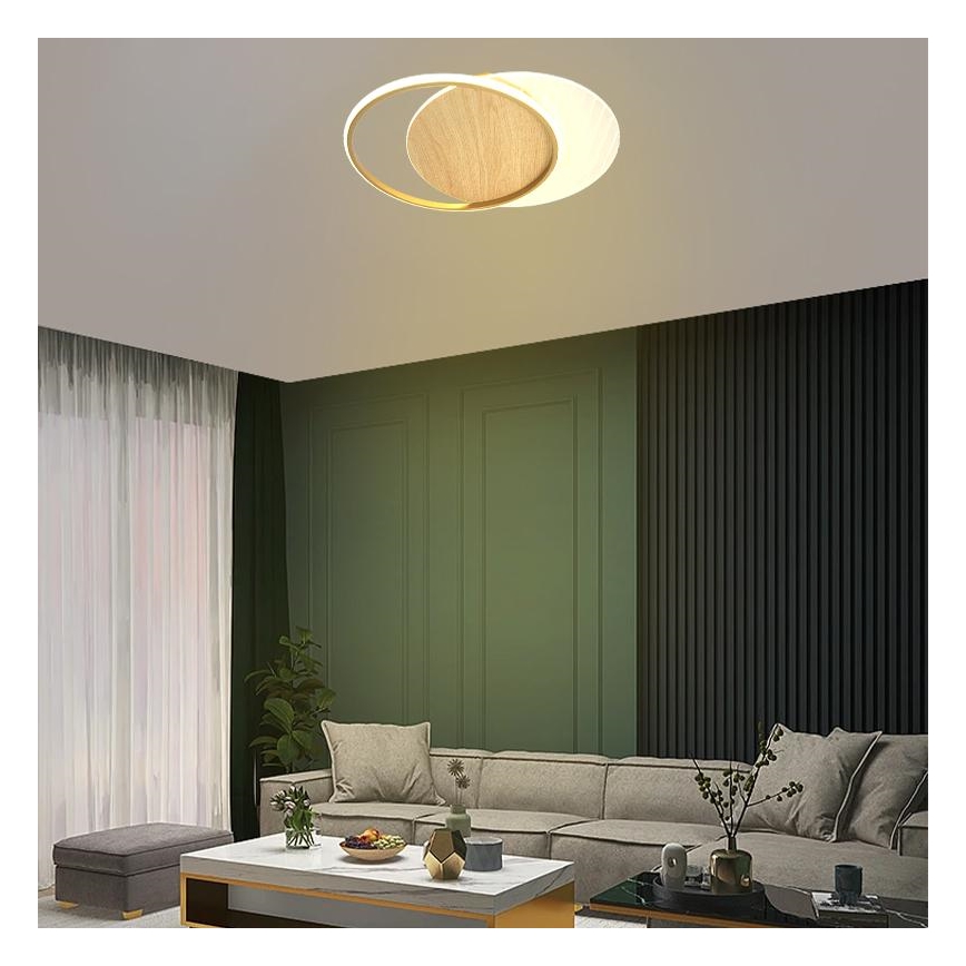 LED Prigušiva stropna svjetiljka LED/60W/230V 3000-6500K + daljinski upravljač