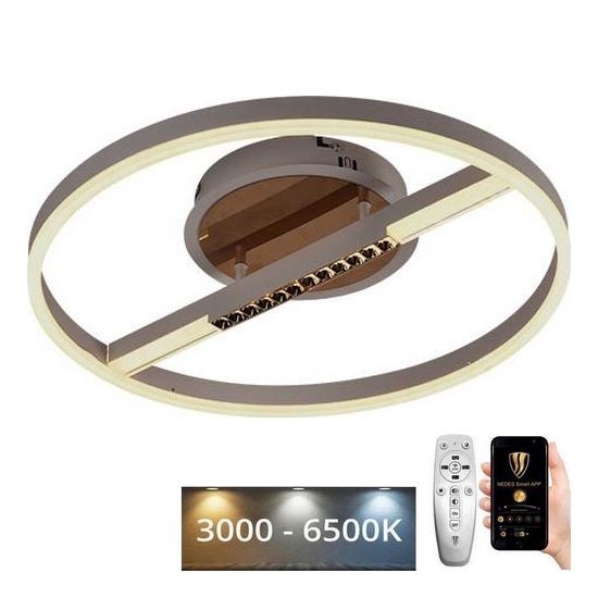 LED Prigušiva stropna svjetiljka LED/60W/230V 3000-6500K + daljinski upravljač