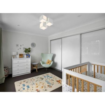 LED Prigušiva stropna svjetiljka LED/60W/230V 3000-6500K + daljinski upravljač