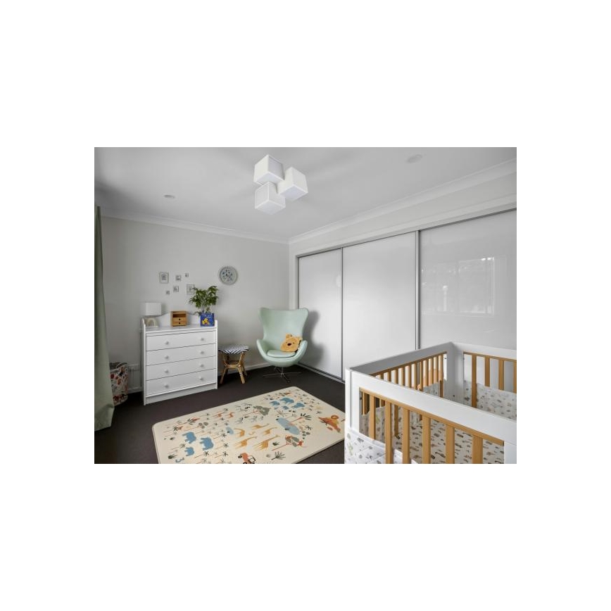 LED Prigušiva stropna svjetiljka LED/60W/230V 3000-6500K + daljinski upravljač
