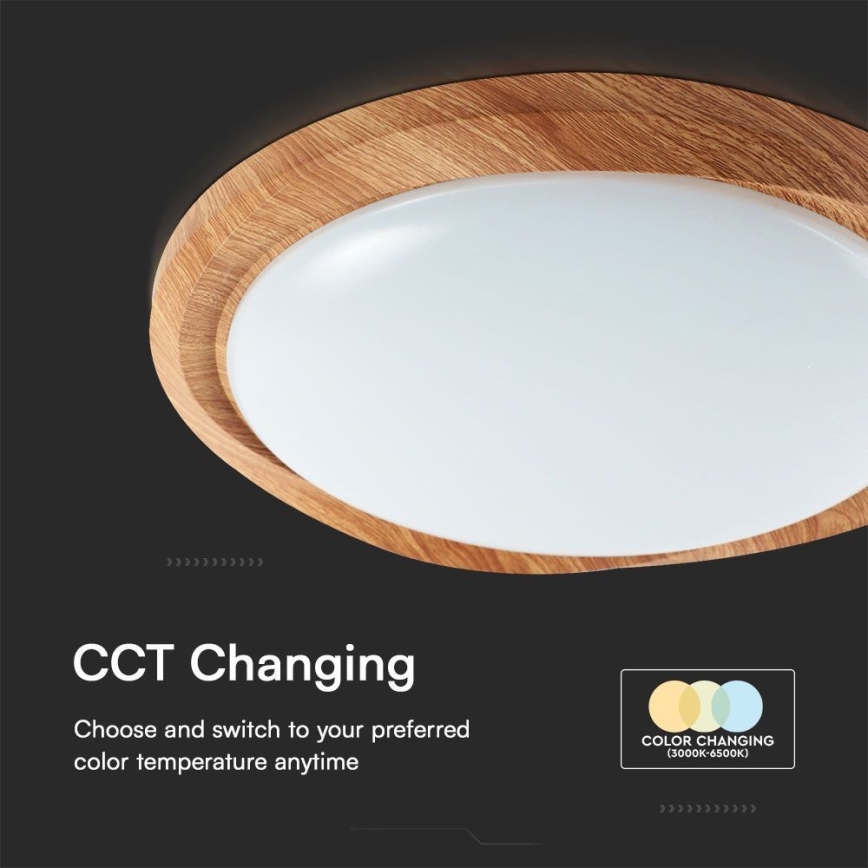 LED Prigušiva stropna svjetiljka LED/60W/230V 3000-6500K pr. 49 cm + daljinski upravljač